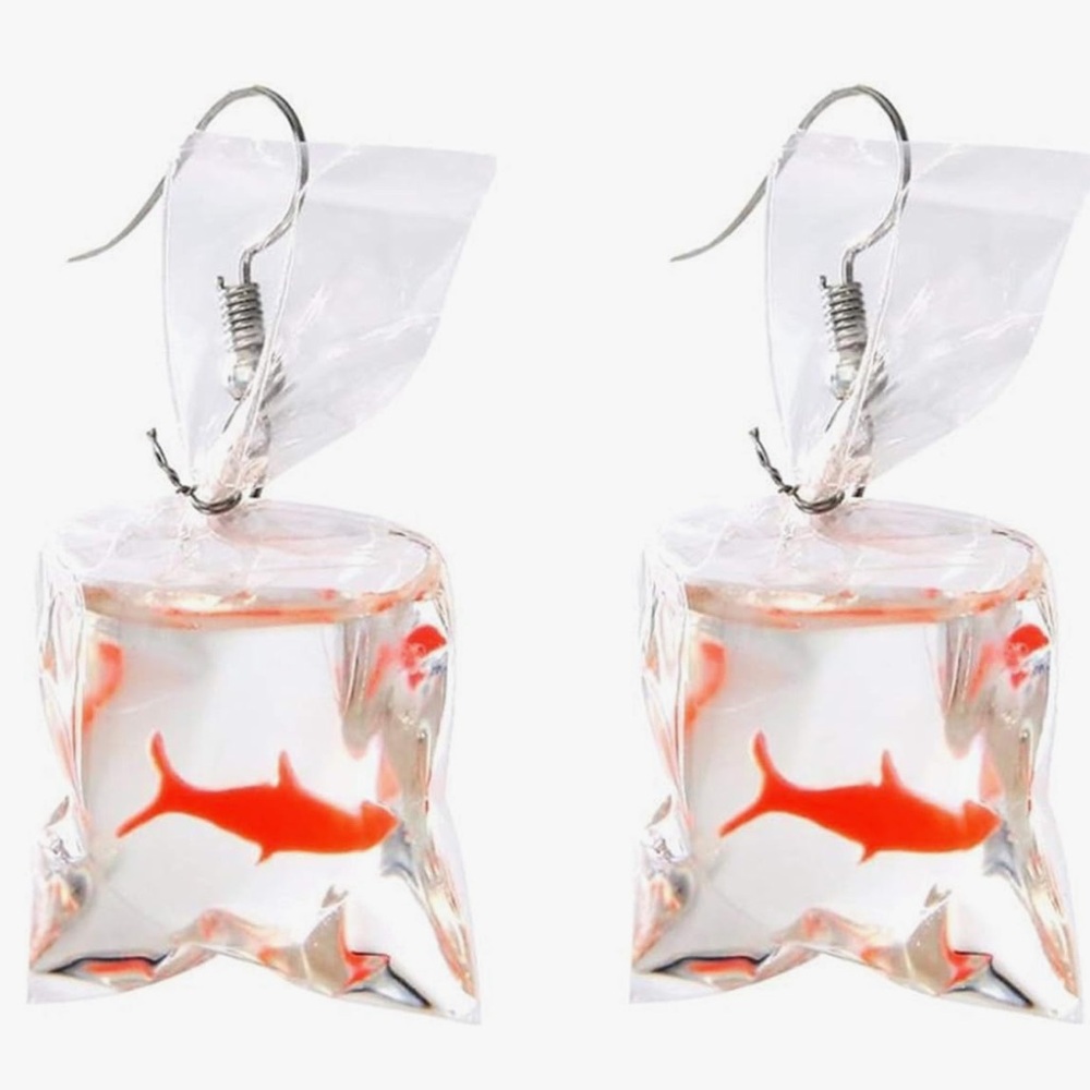 Goldfish Inside of Bag Full of Water